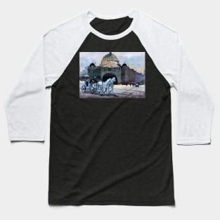 Melbourne flinders street station painting Baseball T-Shirt